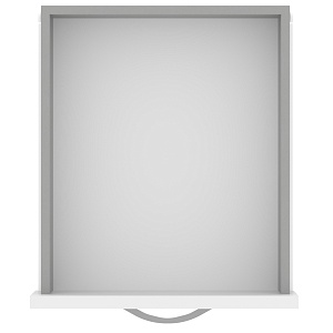 Тумба мобильная SIMPLE SC-3M.1, белый, 41.2х45х56.6 см